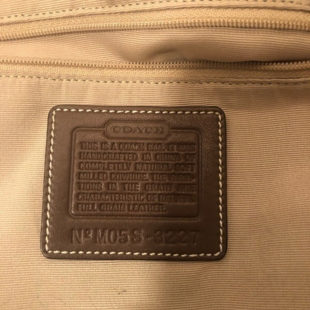 Coach vintage y2k 3227 cream penned leather soho hobo bag - Picture 12 of 16
